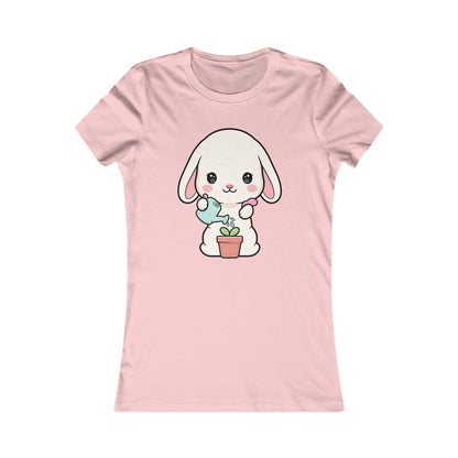 Kawaii Bunny Plant Lover Women's Tee