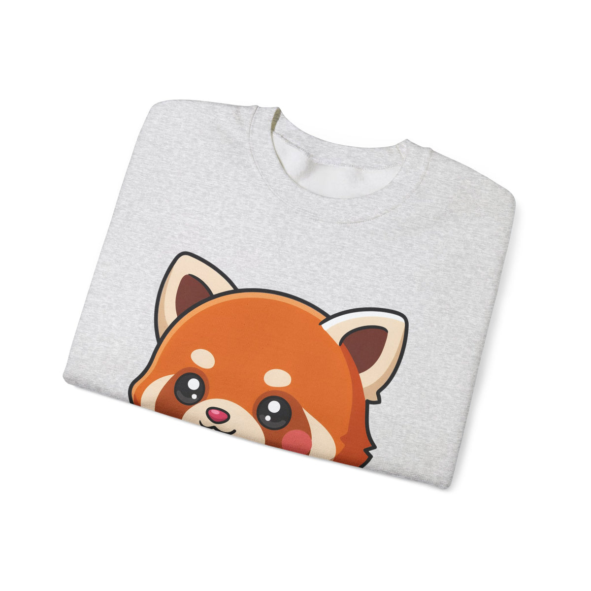 Kawaii Red Panda Skateboarding Sweatshirt, Cute Animal Gift