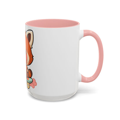 Red Panda Skateboard Mug – Kawaii Accent Coffee Mug