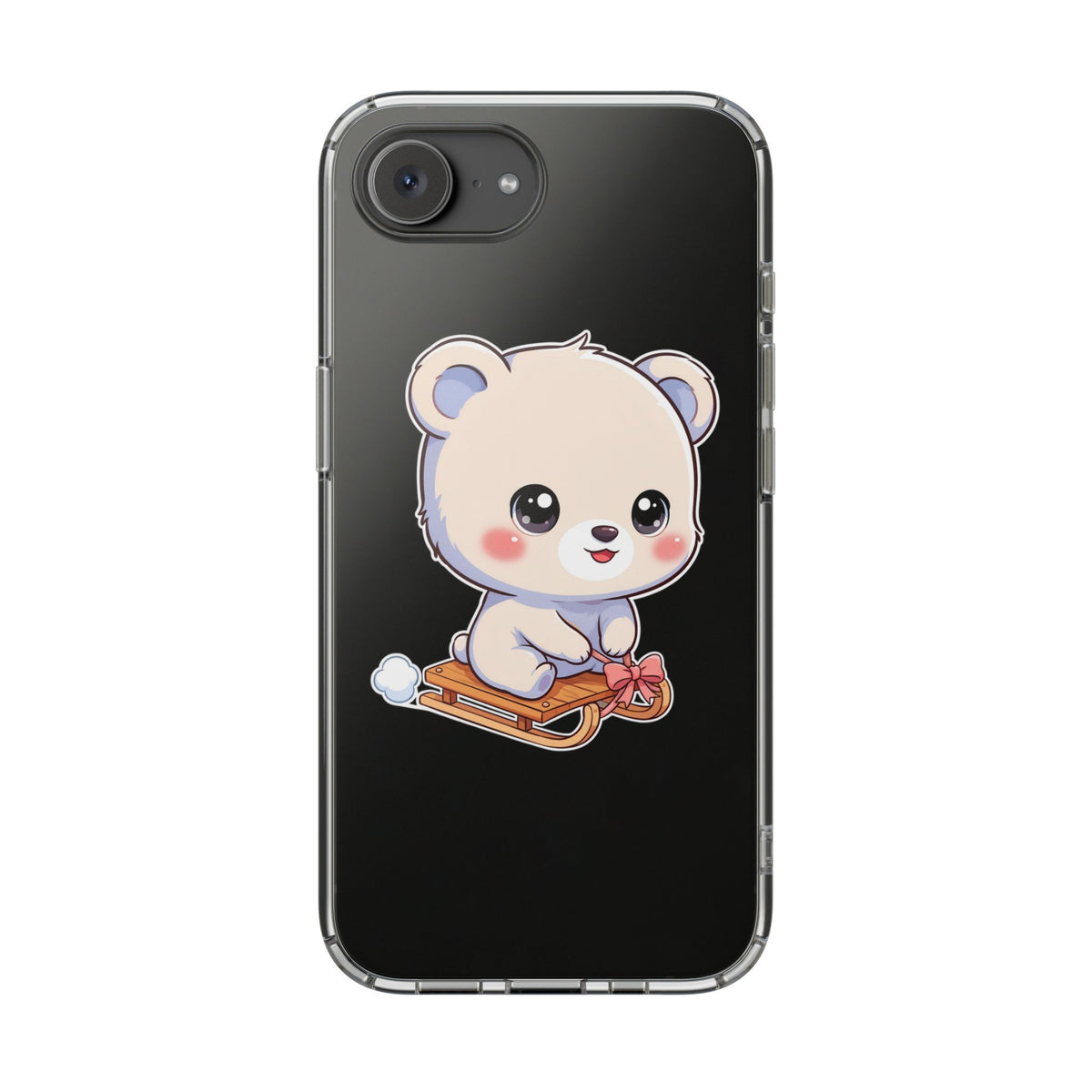 Kawaii Polar Bear Phone Case, Cute Winter Gift