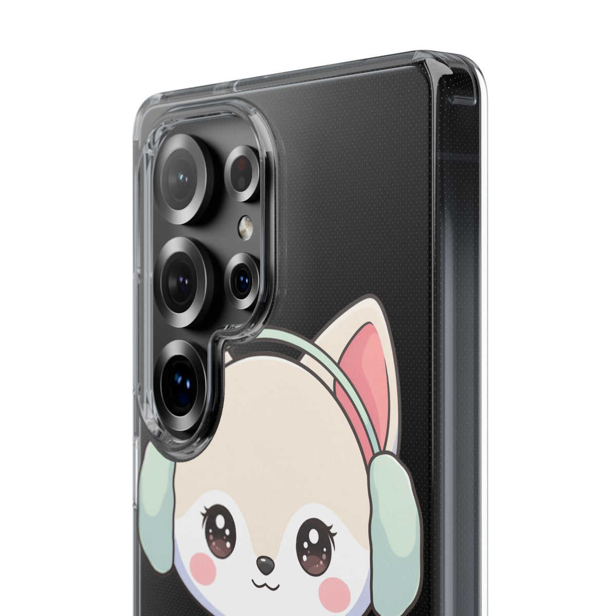 Kawaii Arctic Fox Phone Case – Cozy Winter Cutie