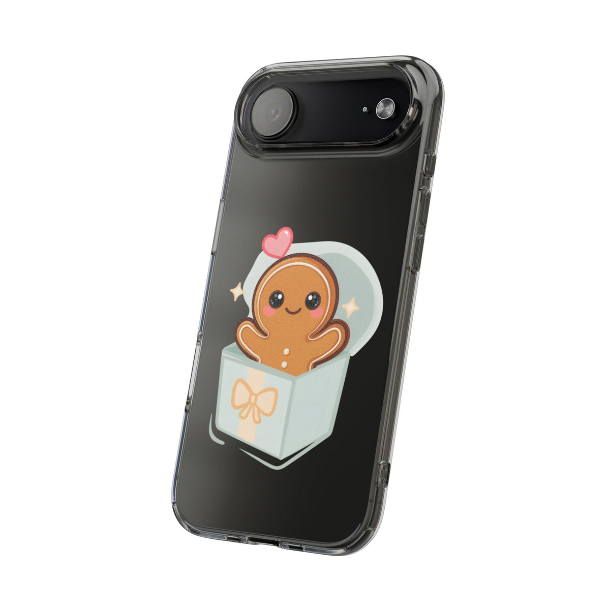 Gingerbread Man Phone Case – Kawaii Holiday Gift