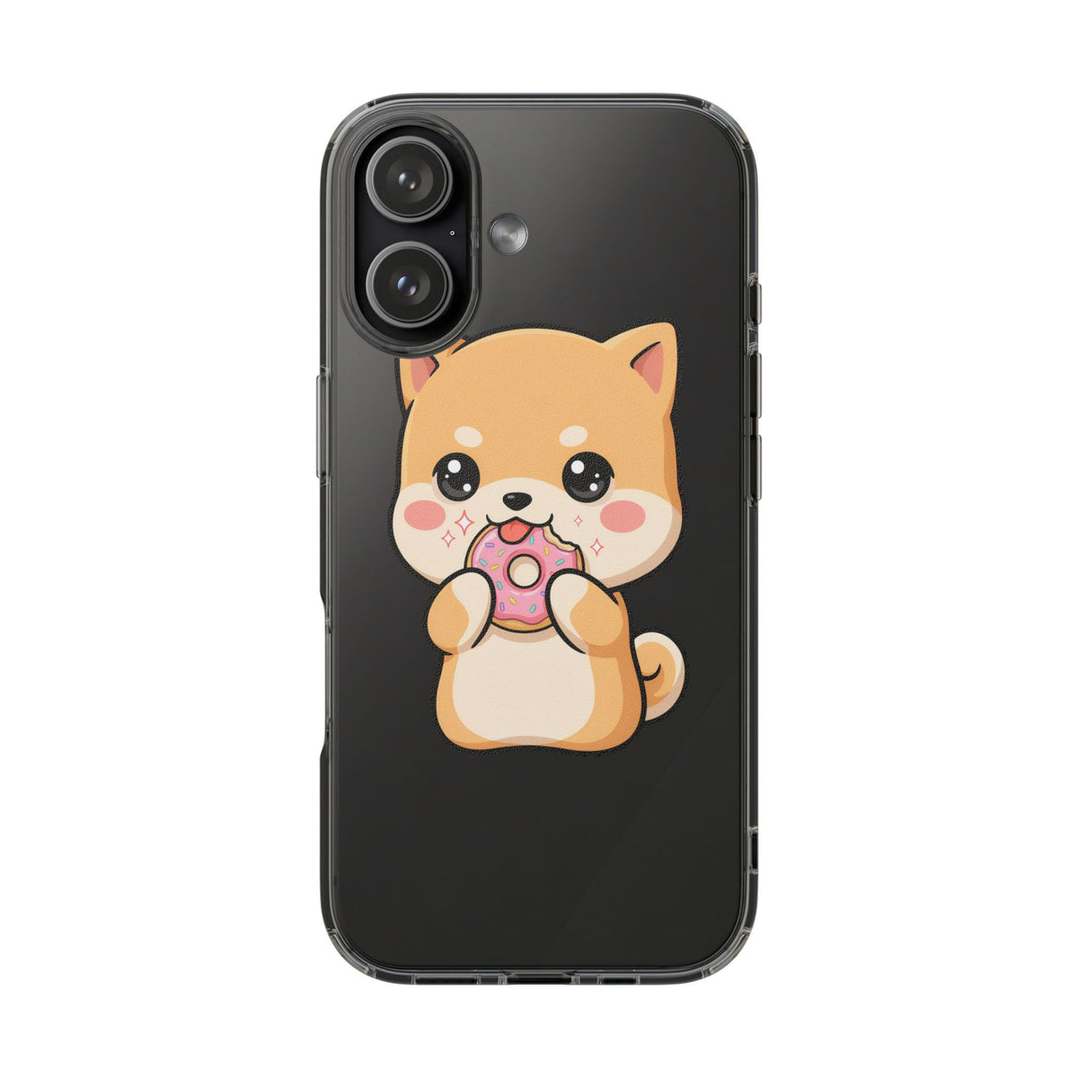 Kawaii Shiba Inu Phone Case with Donut