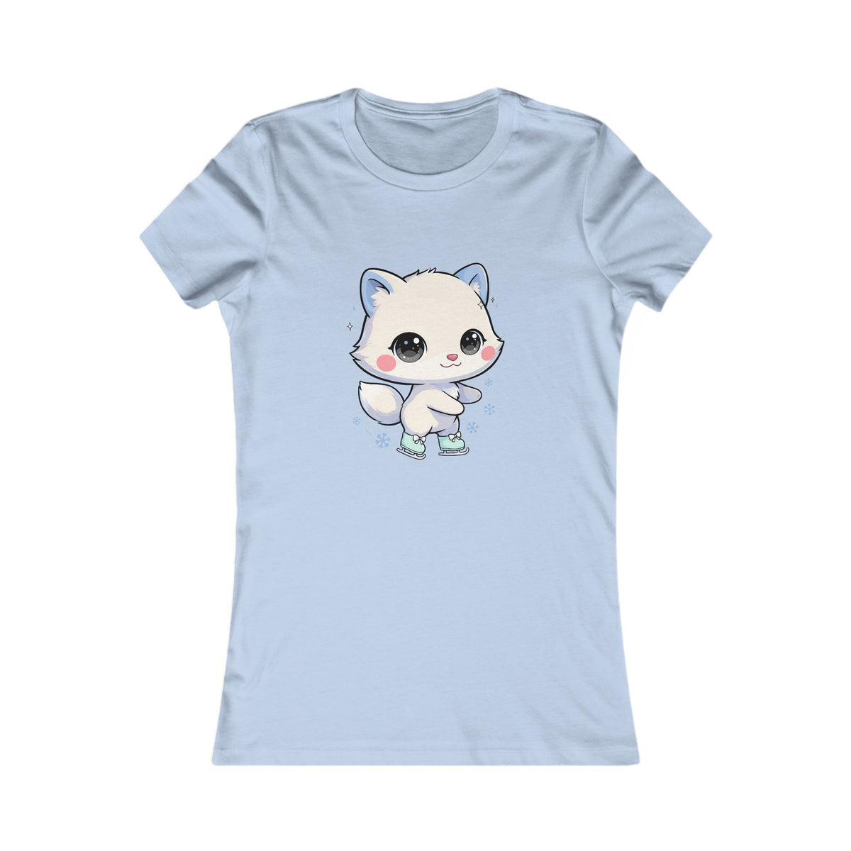 Kawaii Arctic Fox T-Shirt for Cute Winter Style