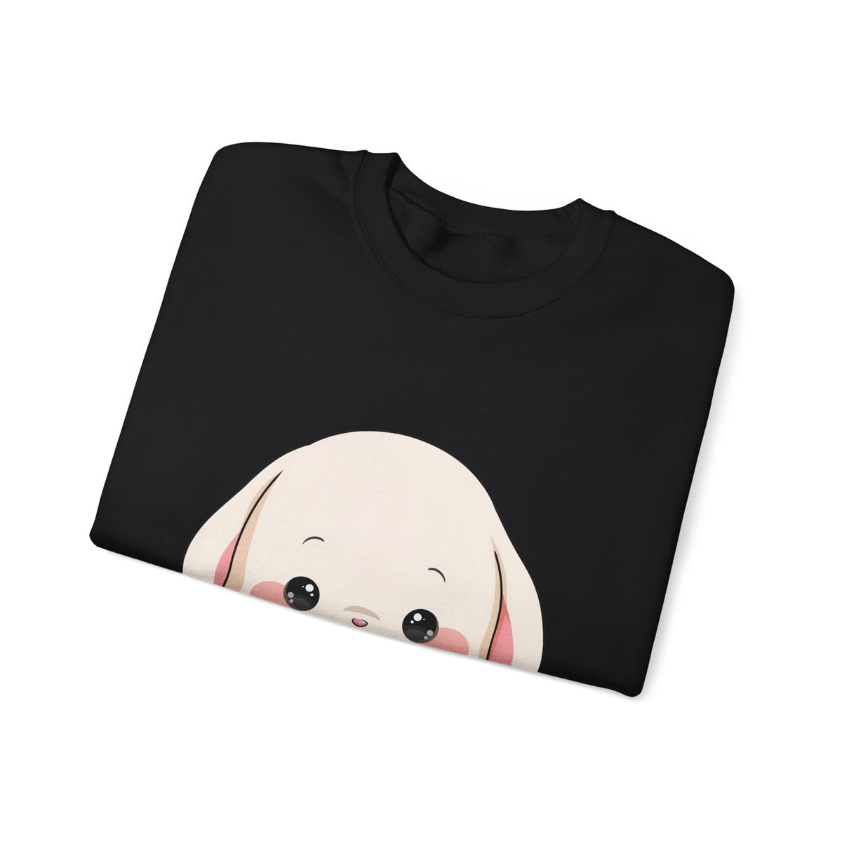 Kawaii Bunny Sweatshirt, Cute Ice Cream Chibi Rabbit