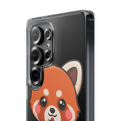 Kawaii Red Panda Phone Case with Ice Cream
