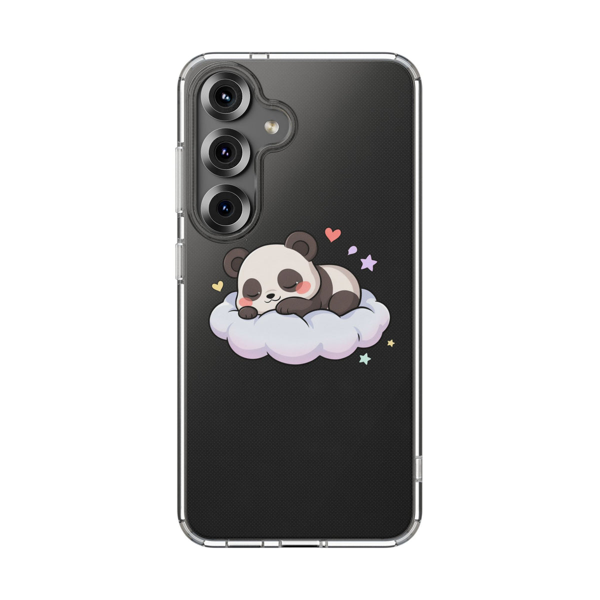 Sleeping Panda Clear Impact-Resistant Phone Case