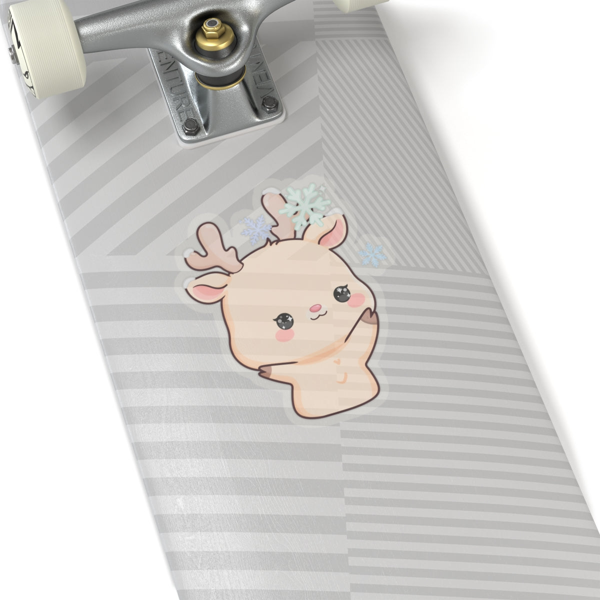 Kawaii Reindeer Sticker for Cozy Winter Decor