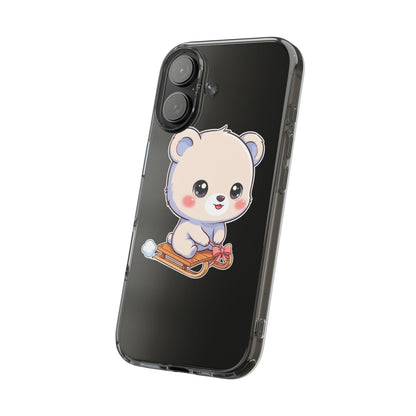 Kawaii Polar Bear Phone Case, Cute Winter Gift