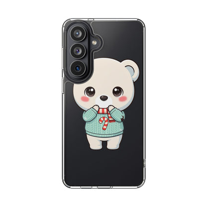 Kawaii Christmas Bear Phone Case for Holiday Season