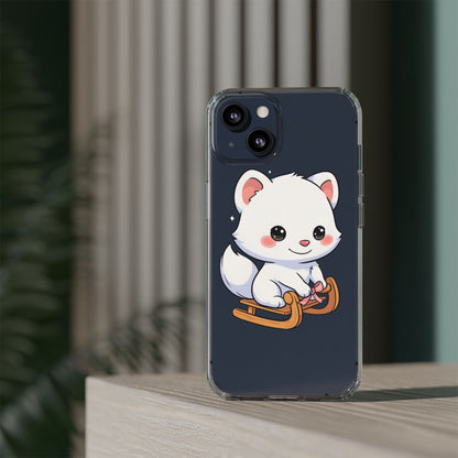 Kawaii Arctic Fox Phone Case for Cute Animal Lovers