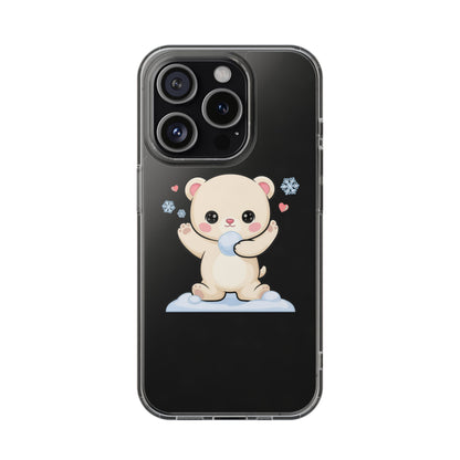 Kawaii Polar Bear Phone Case for Cute Animal Fans