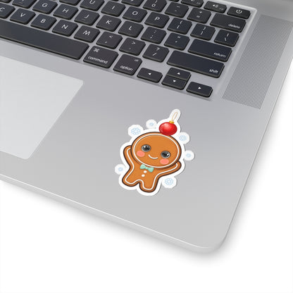 Christmas Gingerbread Sticker for Holiday Decorating