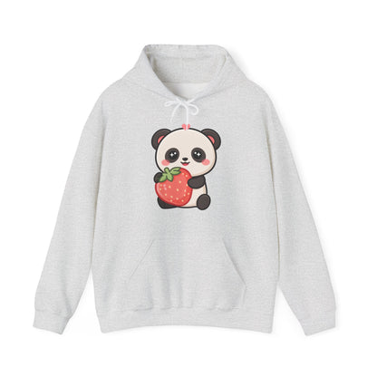 Kawaii Panda Strawberry Hoodie for Cute Style Fans