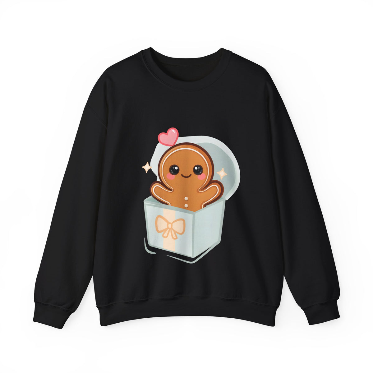Kawaii Gingerbread Sweatshirt for Cozy Holiday Mornings