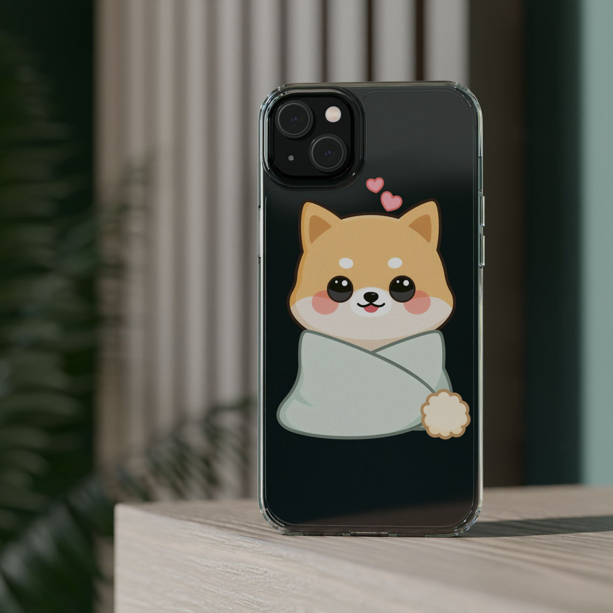 Kawaii Shiba Inu Phone Case, Cozy Valentine Gift