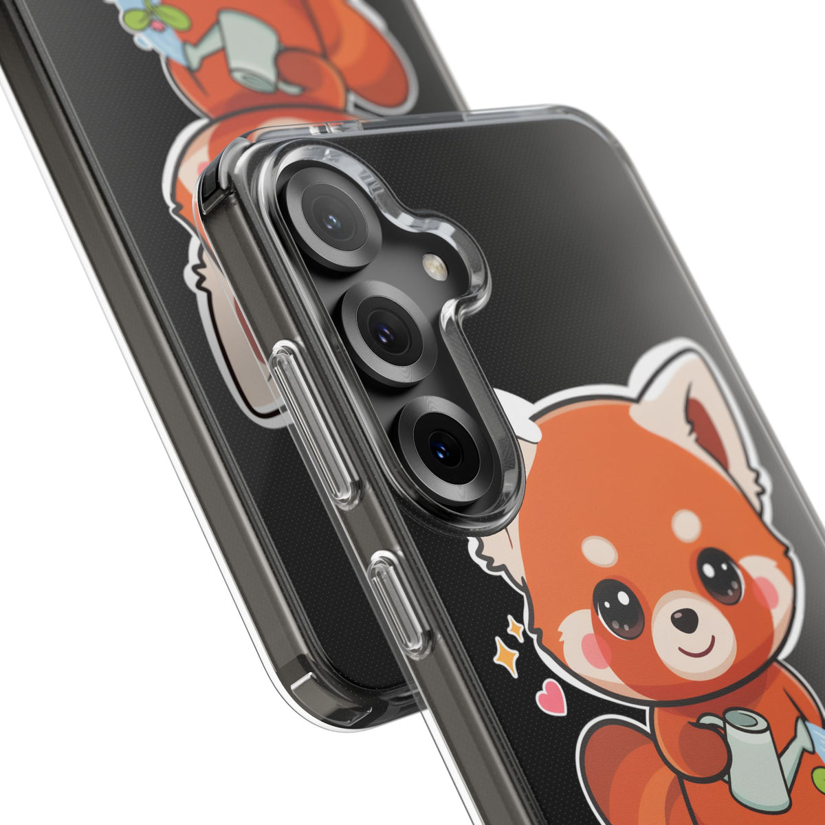 Red Panda Phone Case, Cute Plant Lover Gift