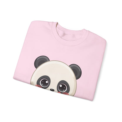 Kawaii Panda Donut Sweatshirt, Cute Chibi Crewneck