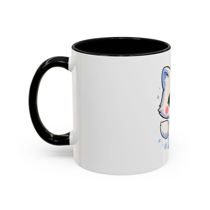 Kawaii Arctic Fox Mug for Cozy Winter Coffee Breaks