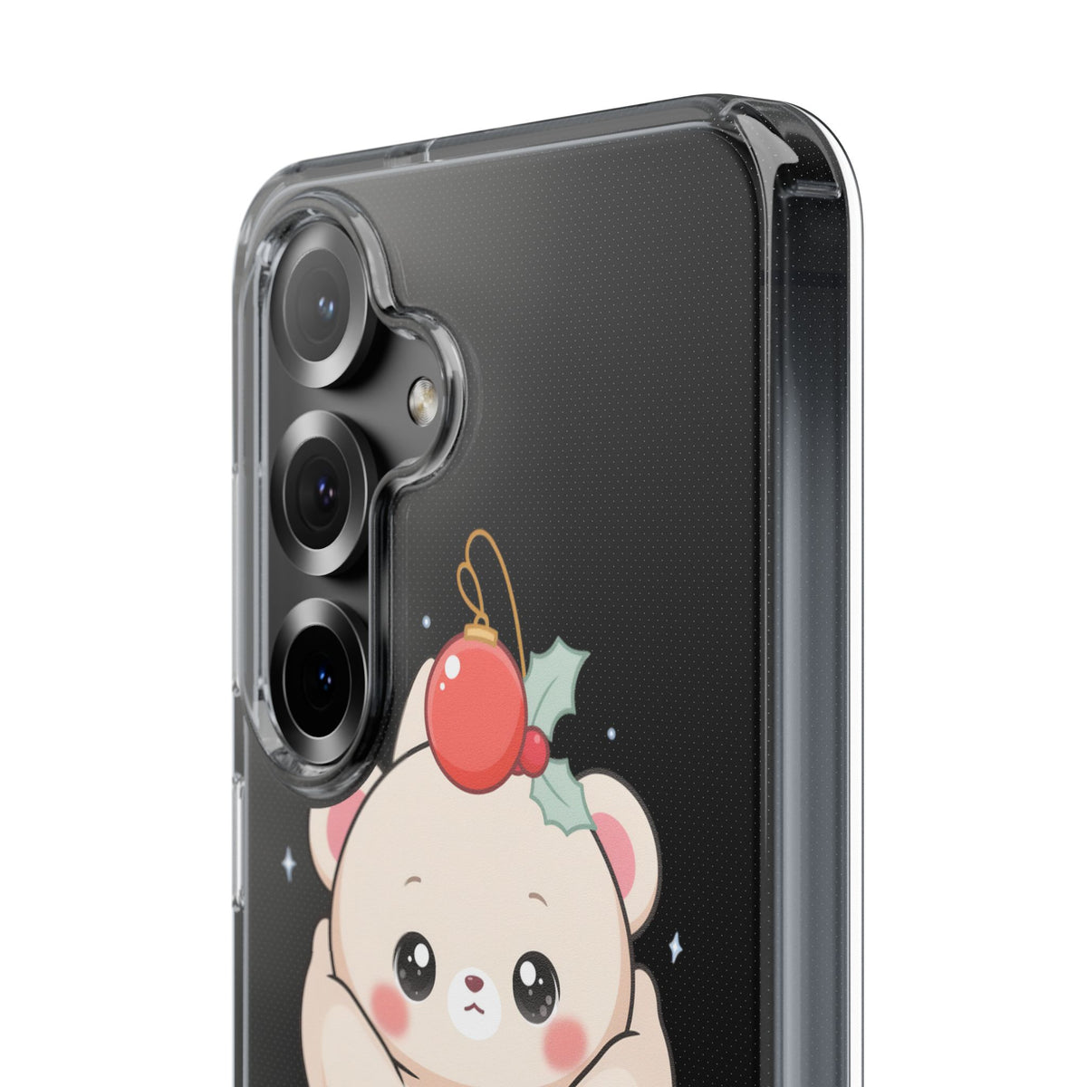 Kawaii Christmas Bear Phone Case for Cozy Holiday Days