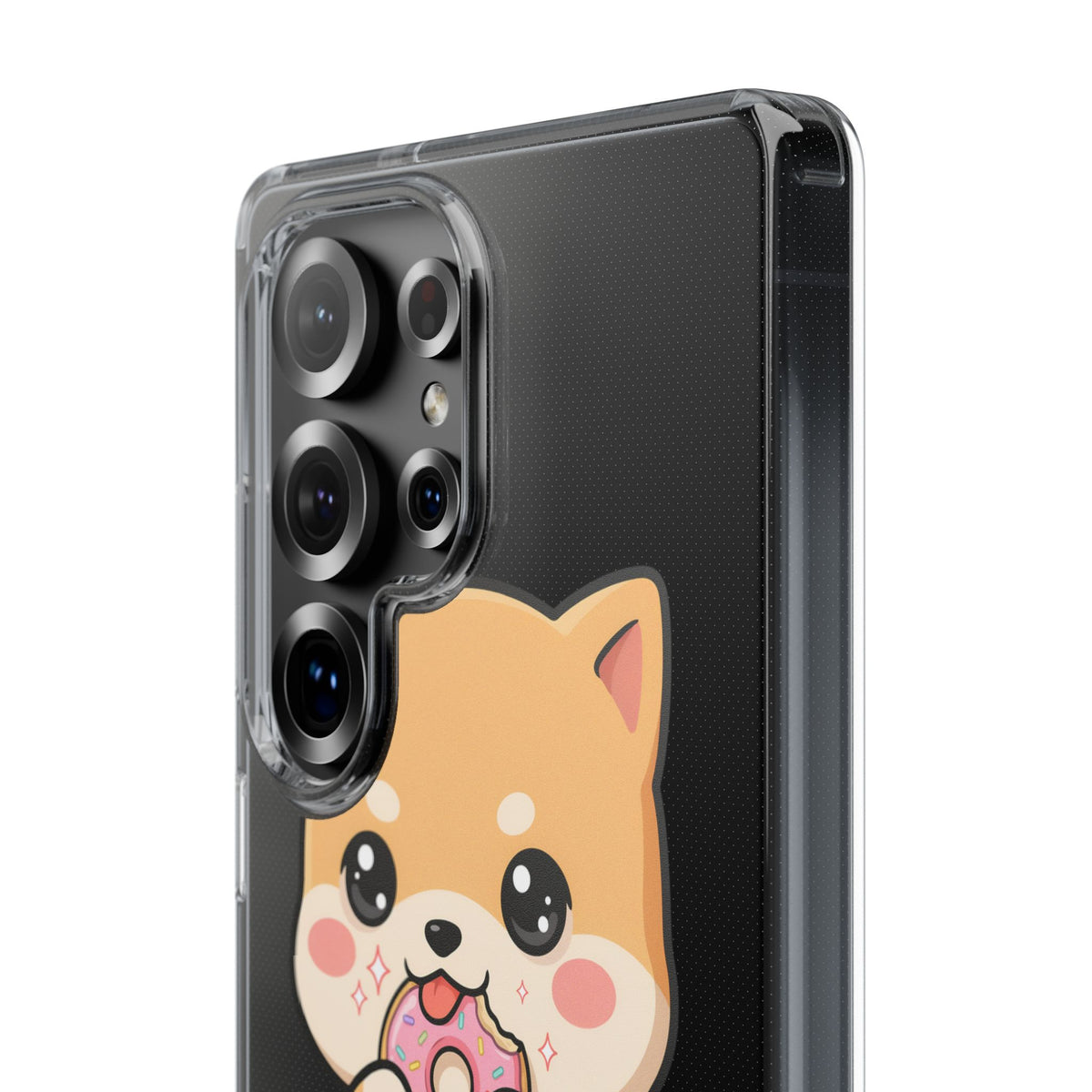 Kawaii Shiba Inu Phone Case with Donut