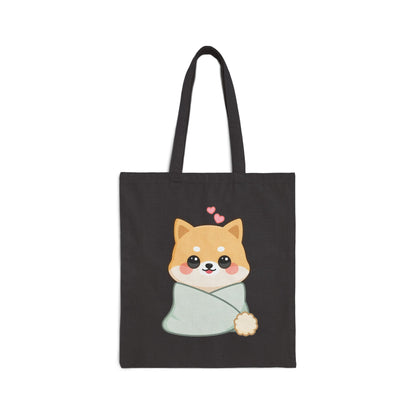 Kawaii Shiba Inu Tote Bag – Cozy Cute Dog Gift