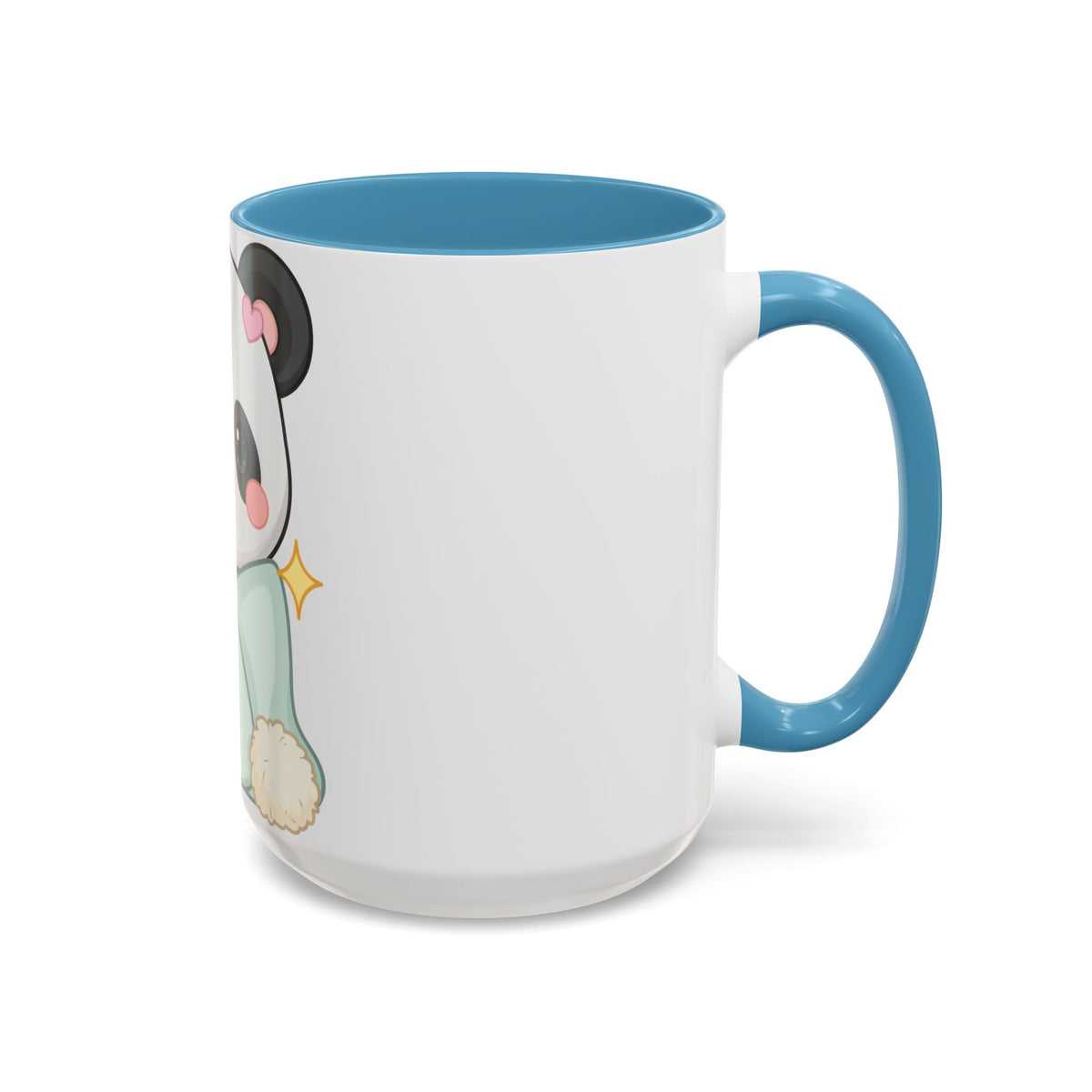 Kawaii Panda Accent Coffee Mug for Cozy Moments