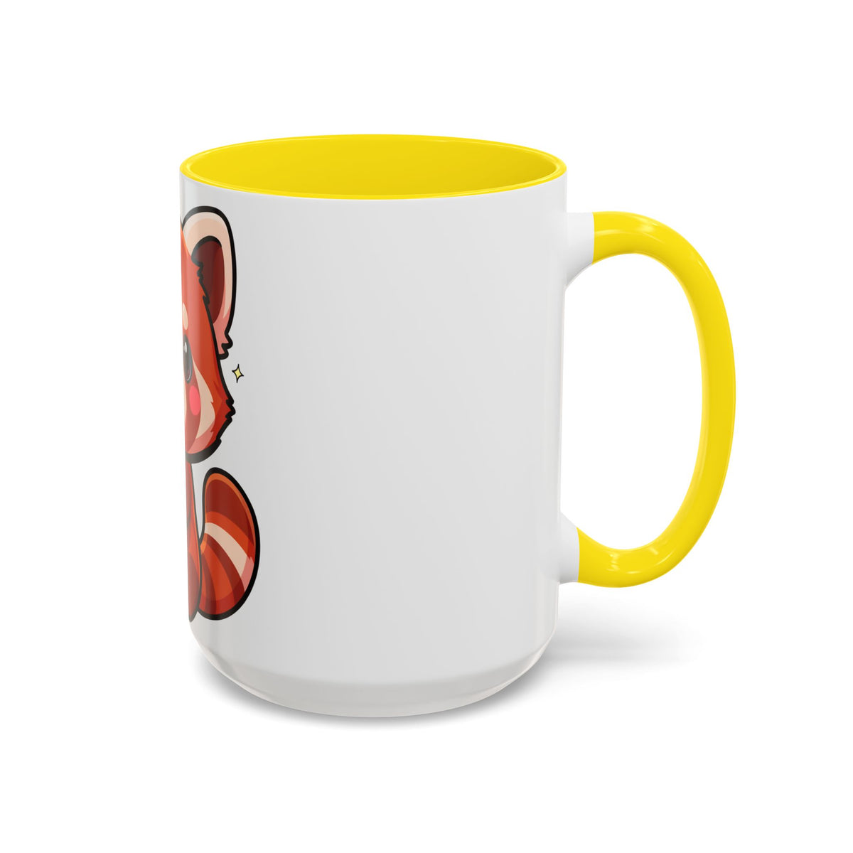 Kawaii Red Panda Accent Coffee Mug for Creative Days