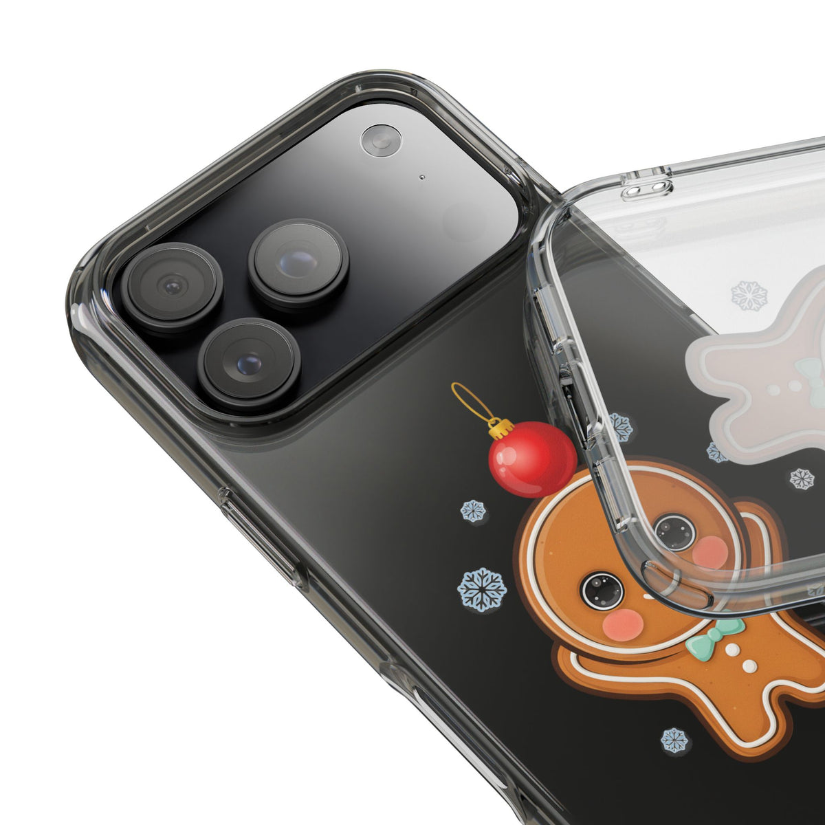 Christmas Gingerbread Phone Case, Cute Kawaii Holiday Gift
