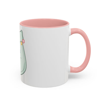 Christmas Snowman Accent Coffee Mug, Cute Holiday Gift