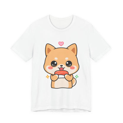 Kawaii Shiba Inu Sushi T-Shirt for Cute Food Lovers