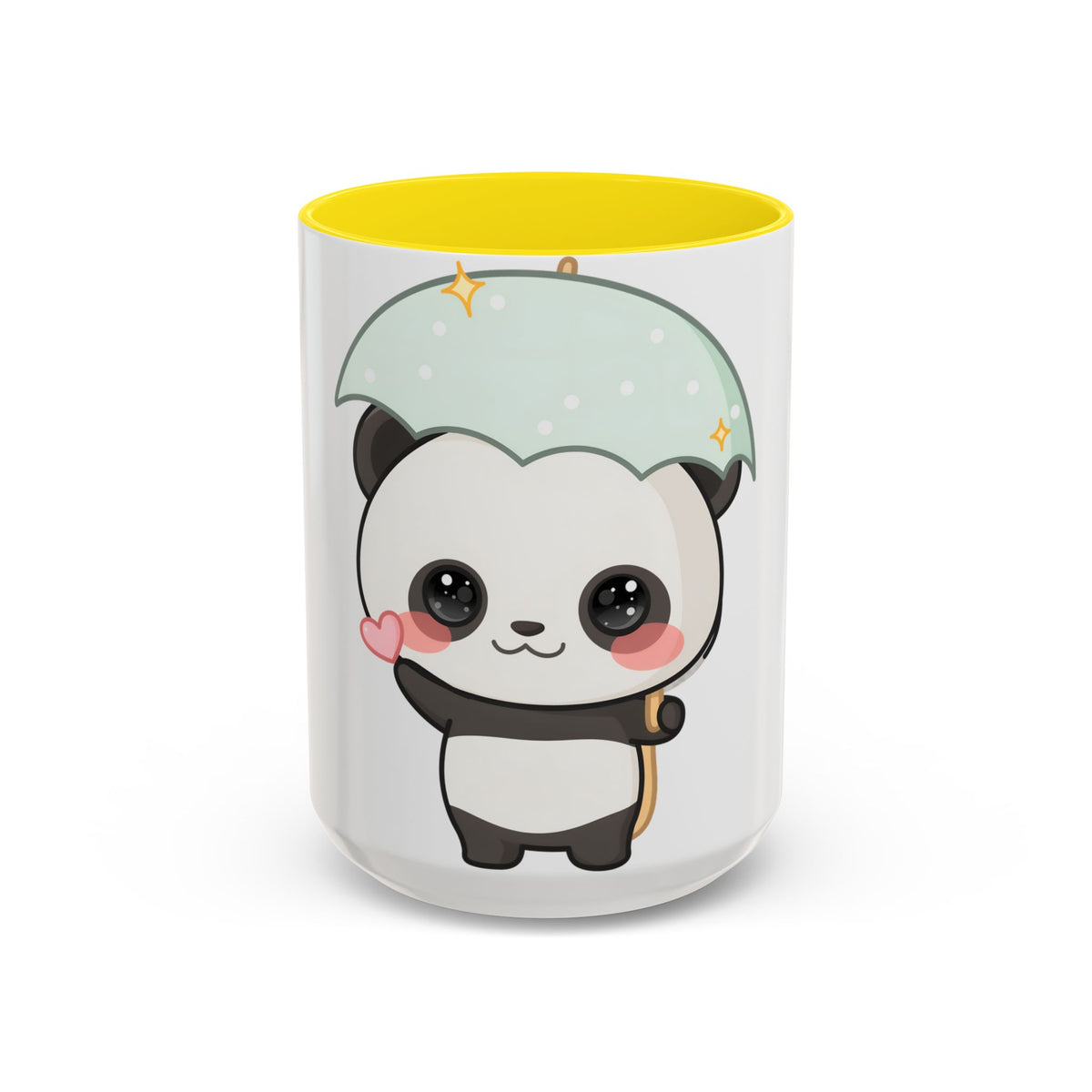 Cute Panda Accent Coffee Mug for Rainy Day Sips
