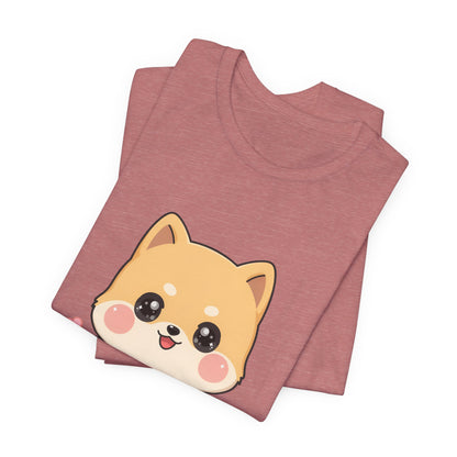 Kawaii Shiba Inu Skateboarder Tee for Dog Lovers
