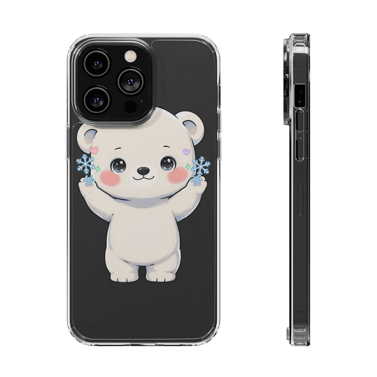 Kawaii Polar Bear Phone Case for a Cozy Winter Gift