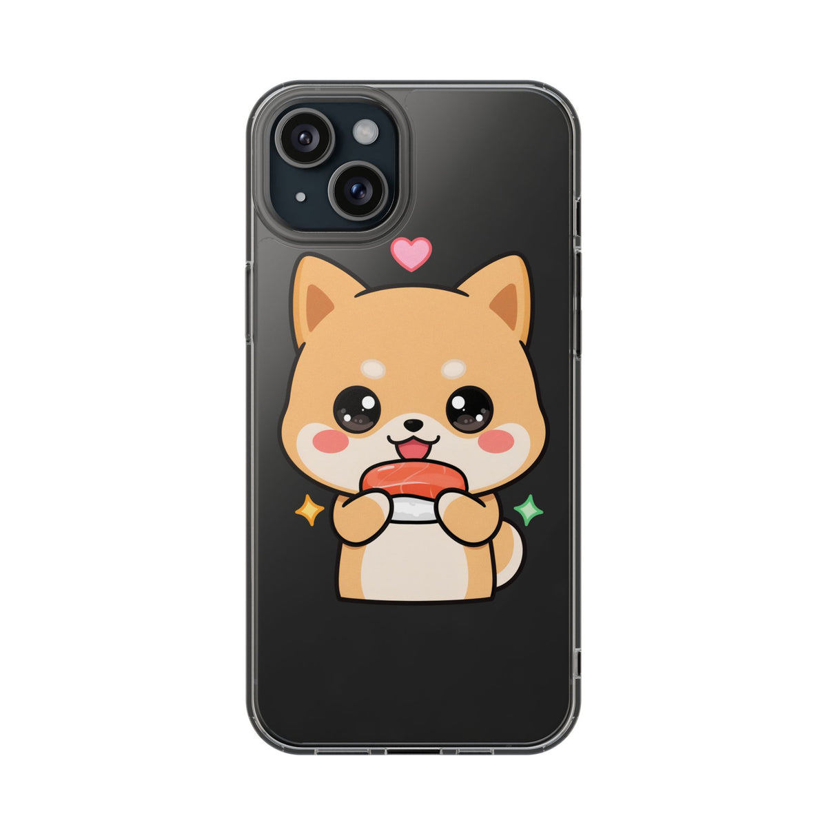 Kawaii Shiba Inu Phone Case for Sushi Lovers