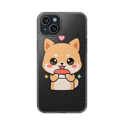 Kawaii Shiba Inu Phone Case for Sushi Lovers
