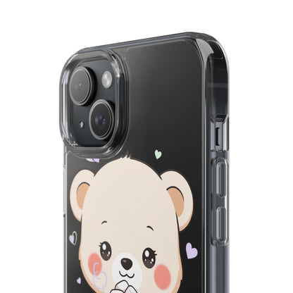 Kawaii Polar Bear Phone Case with Hot Cocoa