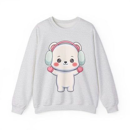 Kawaii Polar Bear Sweatshirt for Cozy Winter Days