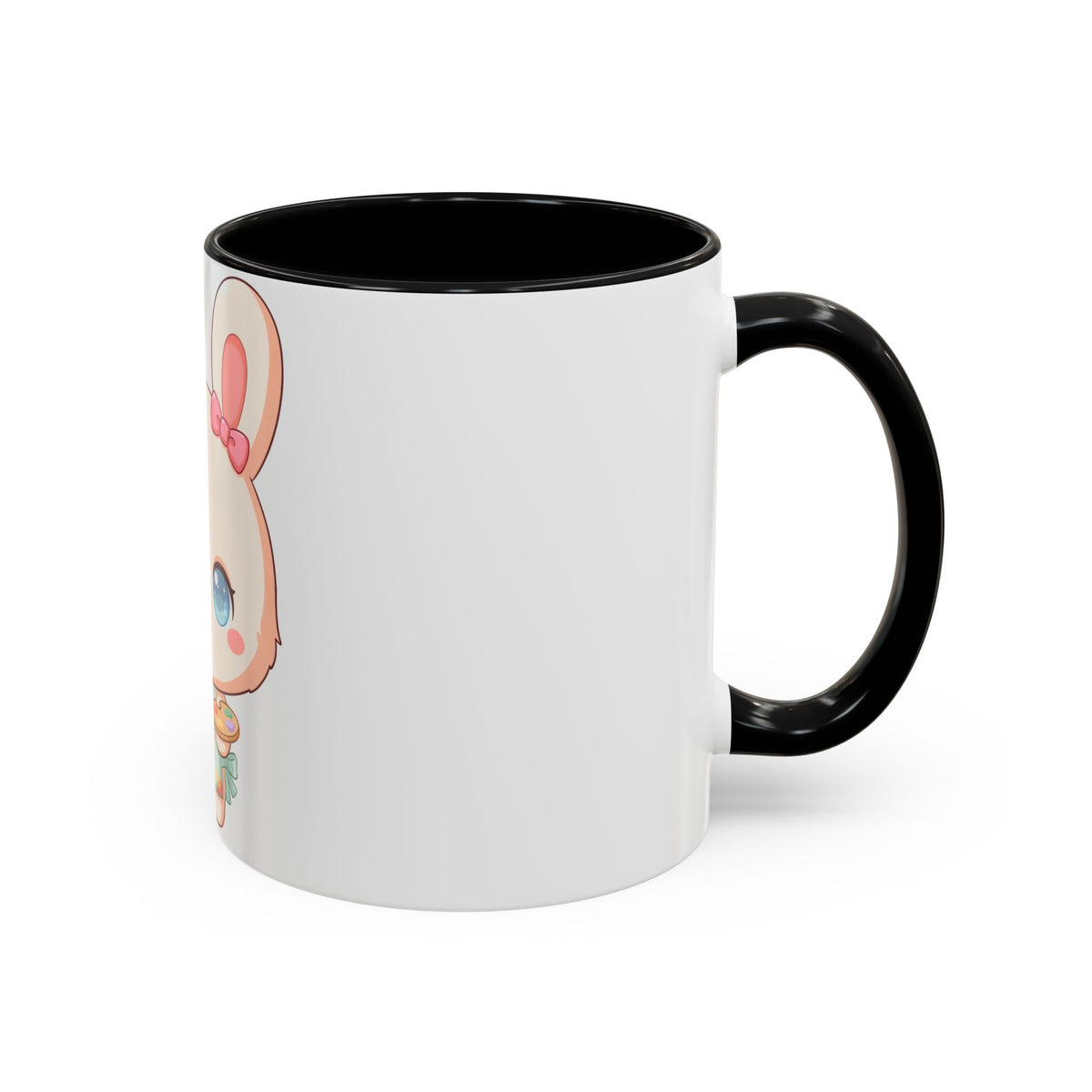 Kawaii Bunny Coffee Mug for Artists and Cute Art Lovers