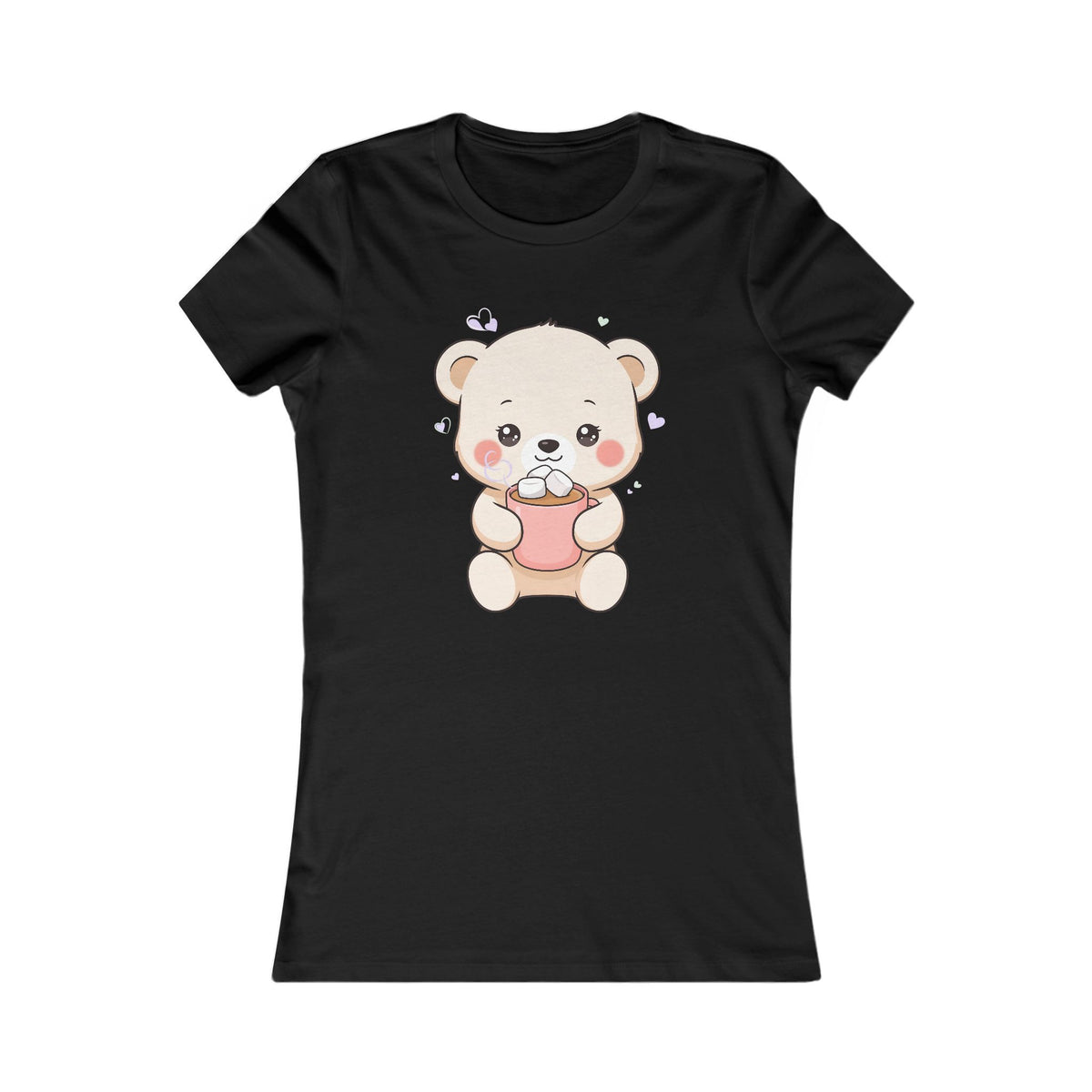 Kawaii Polar Bear Cocoa Tee for Cozy Cute Style