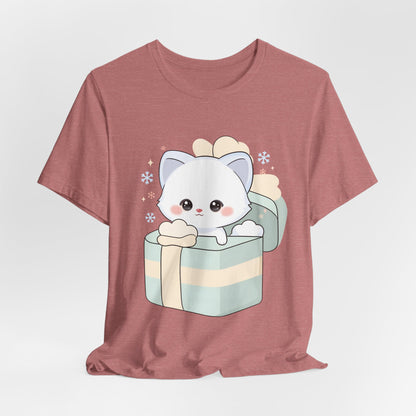 Arctic Fox Gift Tee, Cute Kawaii Birthday Present