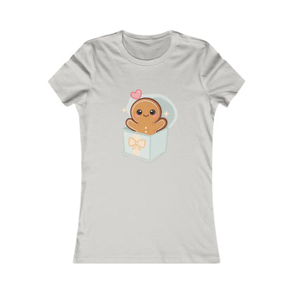 Kawaii Gingerbread Man T-Shirt in a Gift Box