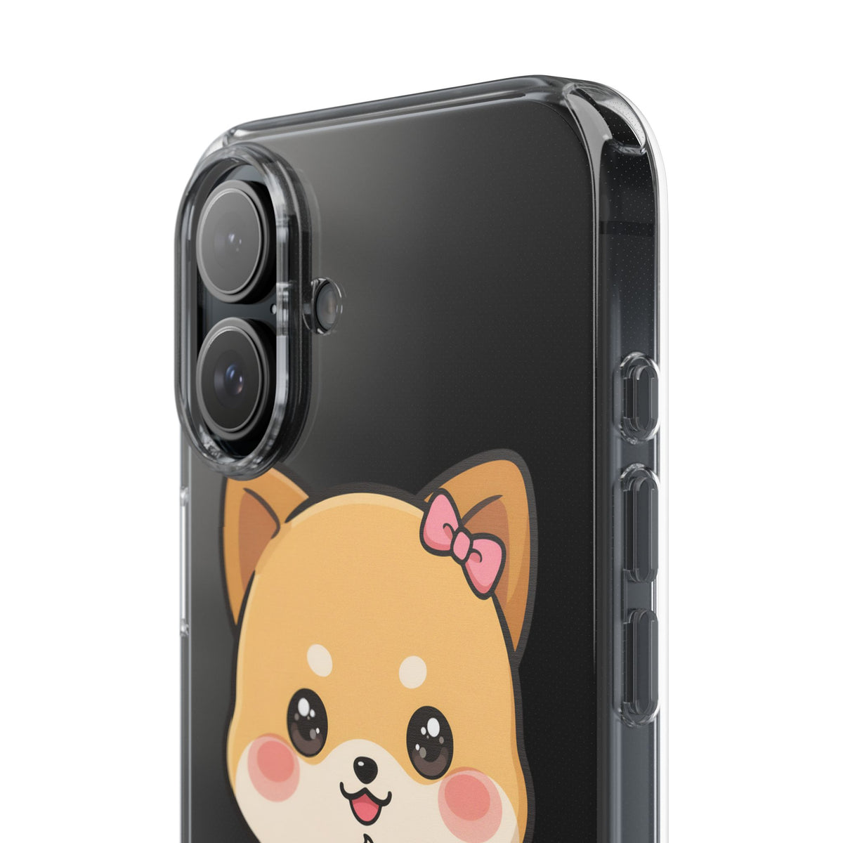 Kawaii Shiba Inu Phone Case with Latte