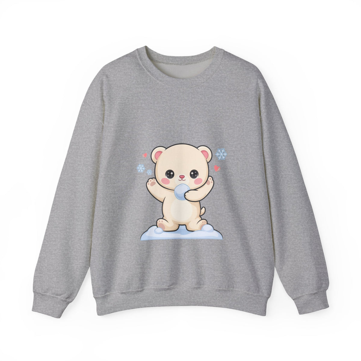 Kawaii Polar Bear Sweatshirt for Cozy Winter Days