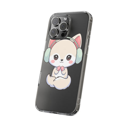 Kawaii Arctic Fox Phone Case – Cozy Winter Cutie