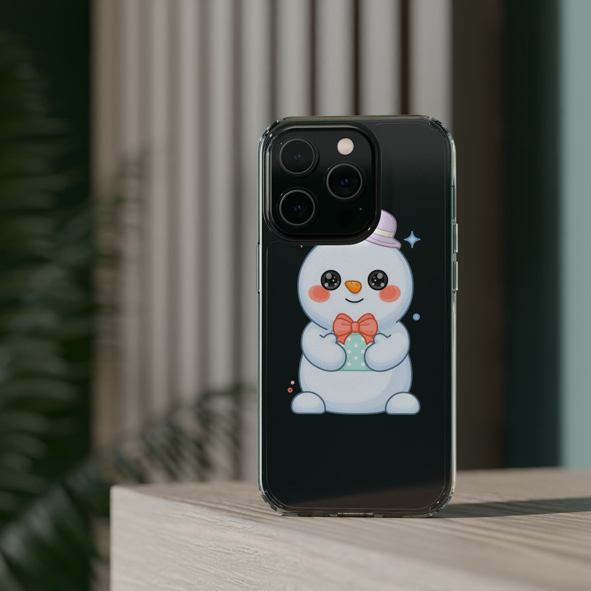 Kawaii Snowman Phone Case for Cheerful Winter Days