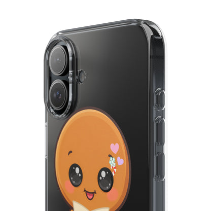 Gingerbread Man Phone Case, Cute Christmas Letter Reader