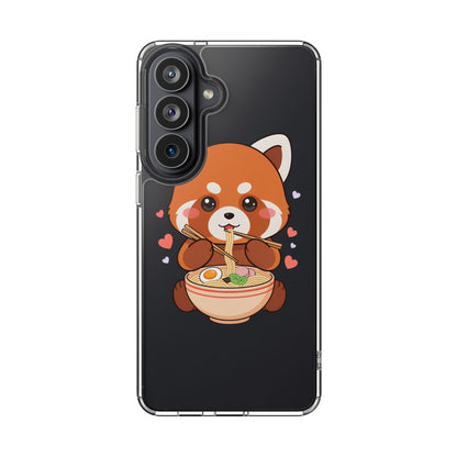 Red Panda Ramen Phone Case – Kawaii Food Lover Gift
