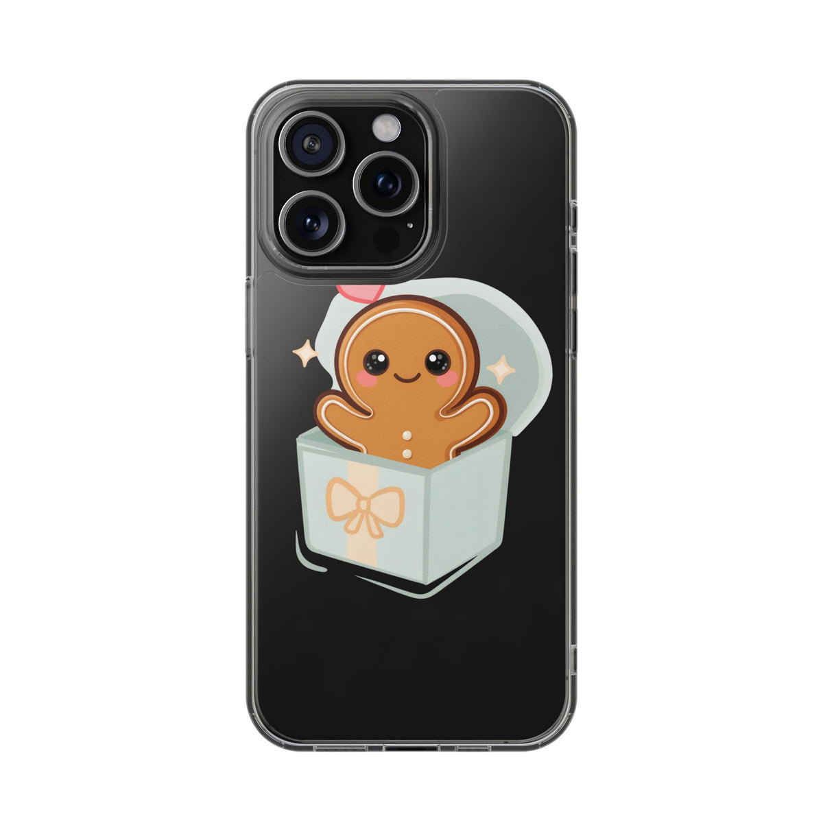 Gingerbread Man Phone Case – Kawaii Holiday Gift