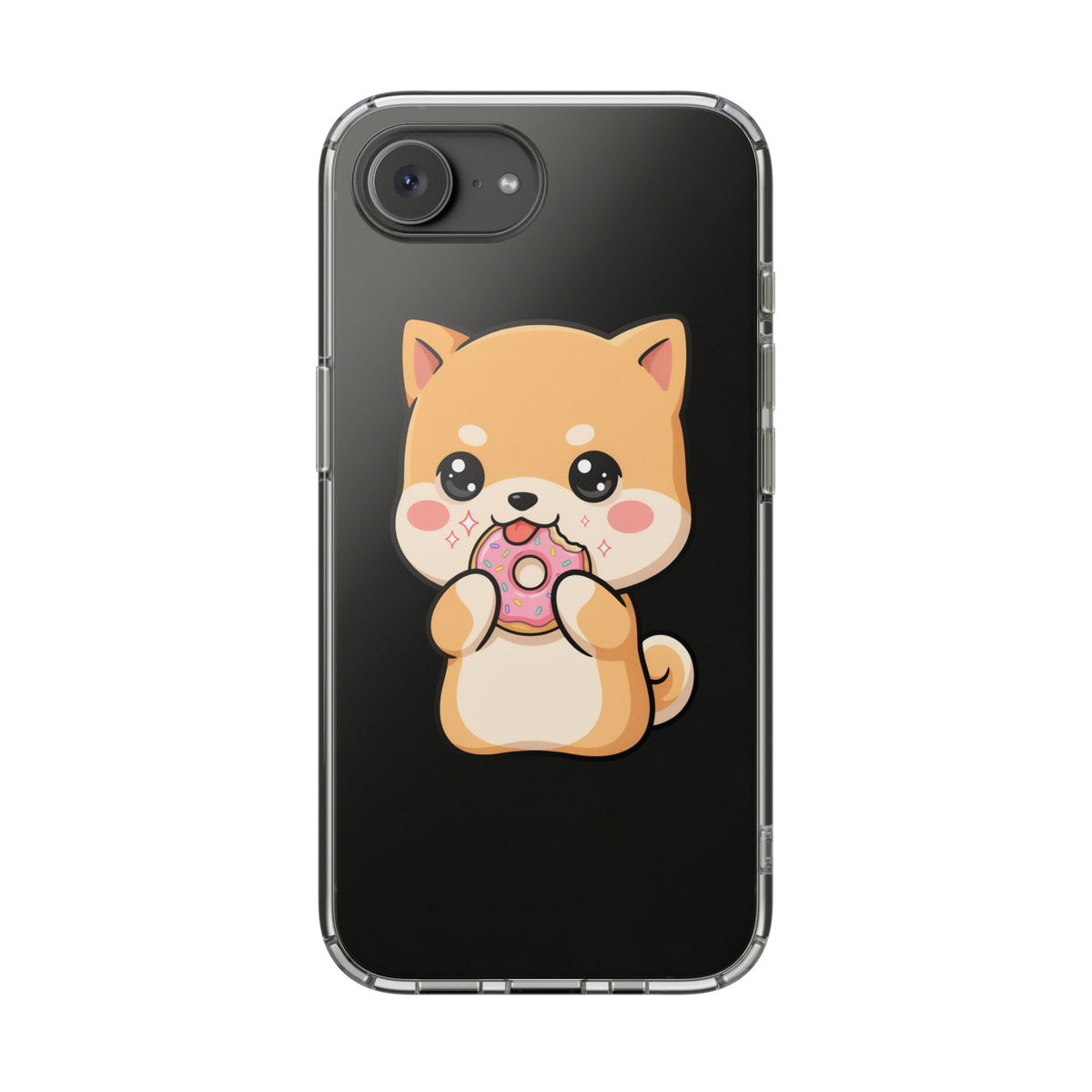 Kawaii Shiba Inu Phone Case with Donut